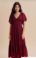 Burgundy Maxi Dress