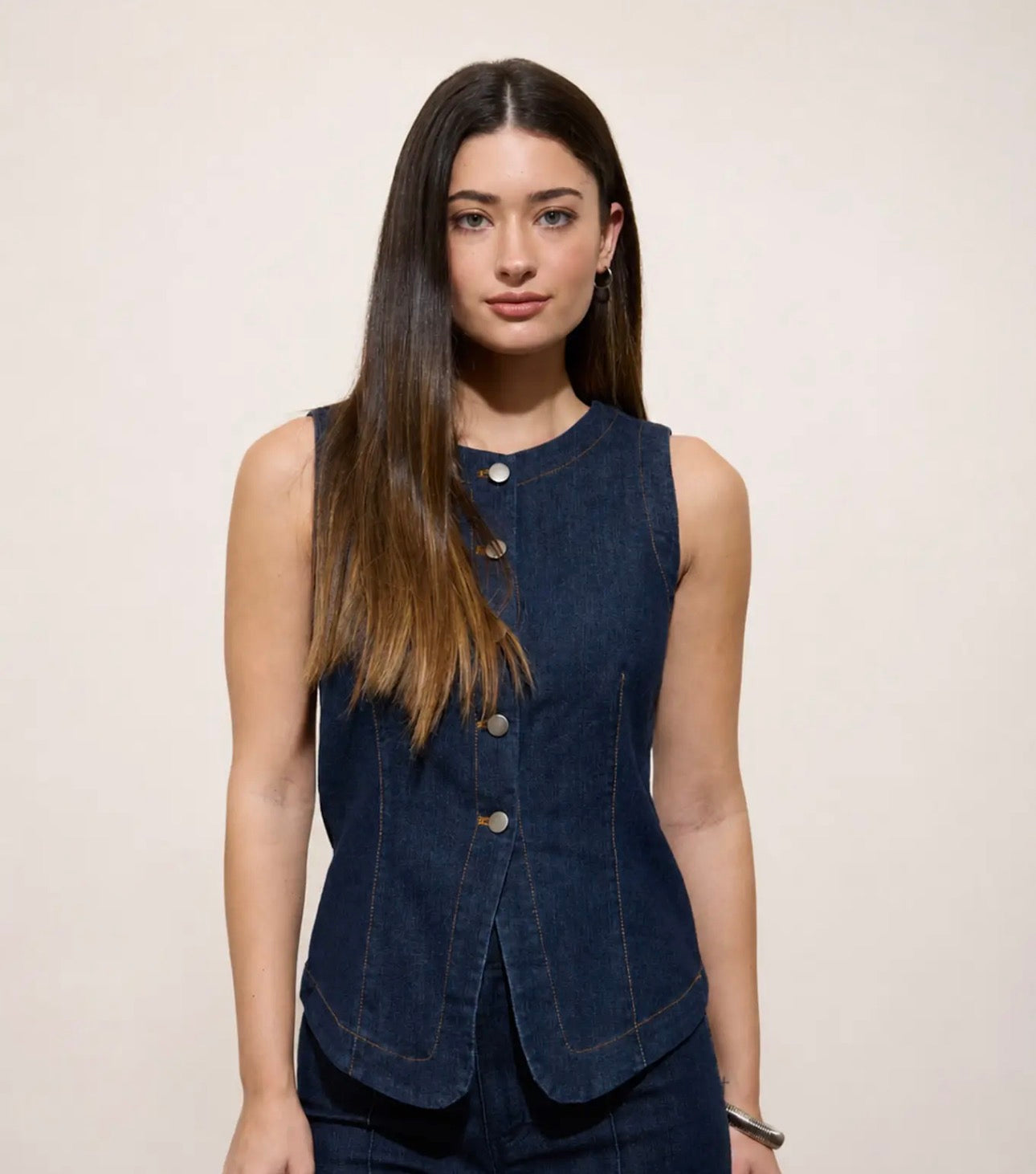 Denim vest