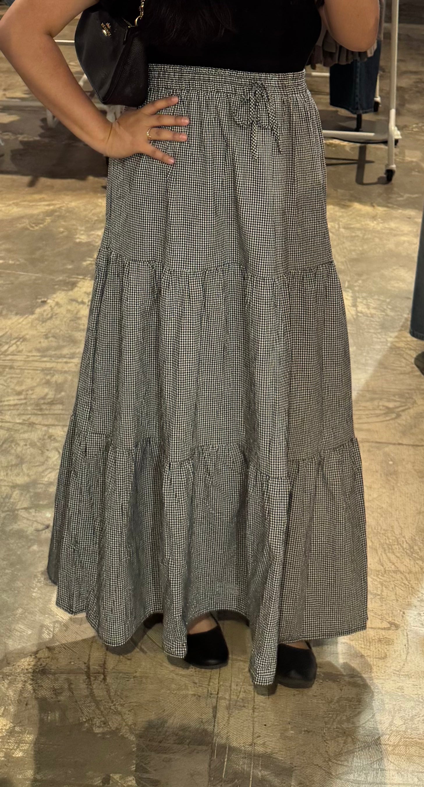 Black + White Skirt